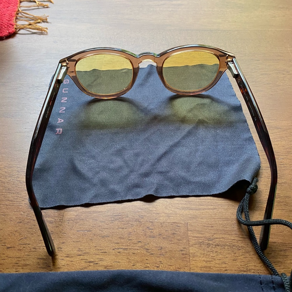 💙 Gunnar blue light / computer / gaming glasses Emery with 65 Amber lens
